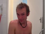 Mein Mitbewohner James in unbeabsicht vielsagender Pose