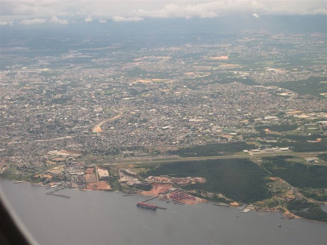 Das Hafen- und Industriegebiet von Manaus