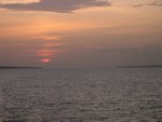 Sonnenuntergang an Tag 3.