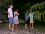 Thiago, Eduardo, Milton und Ant�nio, der Vater von Eduardo